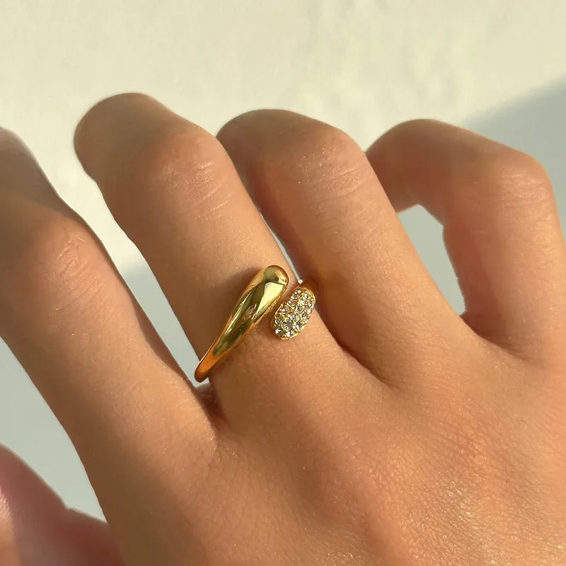ANILLO AJUSTABLE CIRCONES ACERO