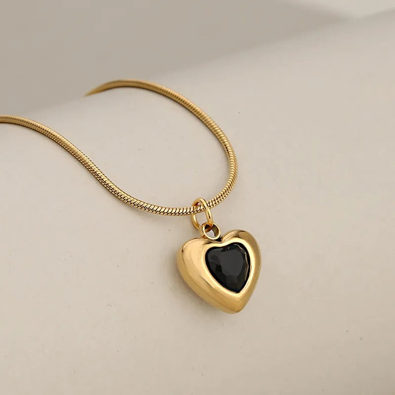 CADENA CORAZÓN ACERO