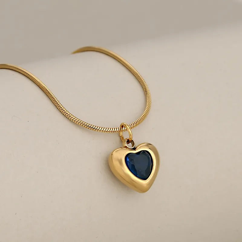CADENA CORAZÓN ACERO