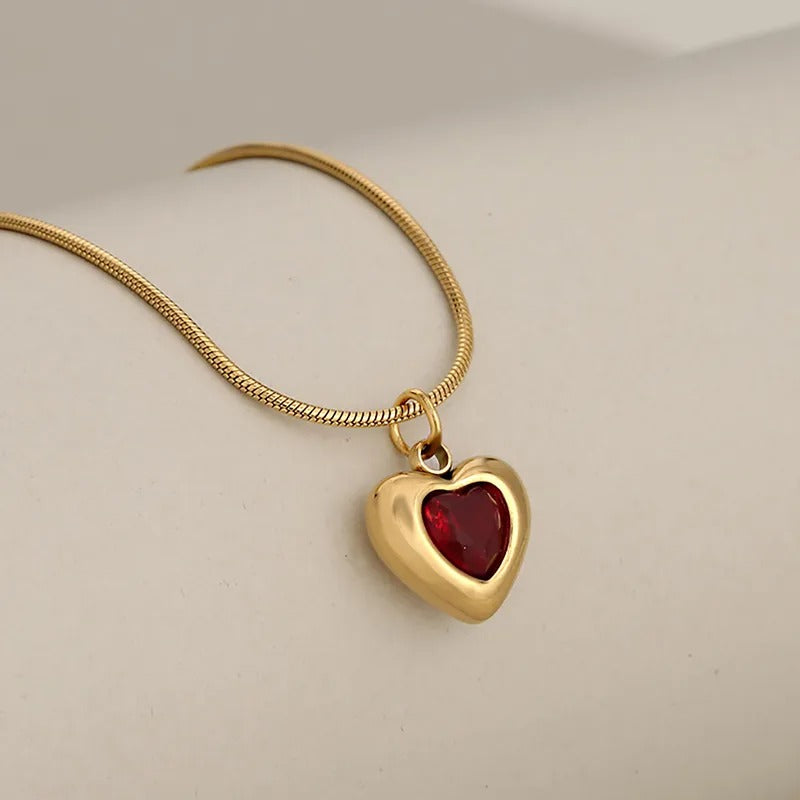 CADENA CORAZÓN ACERO